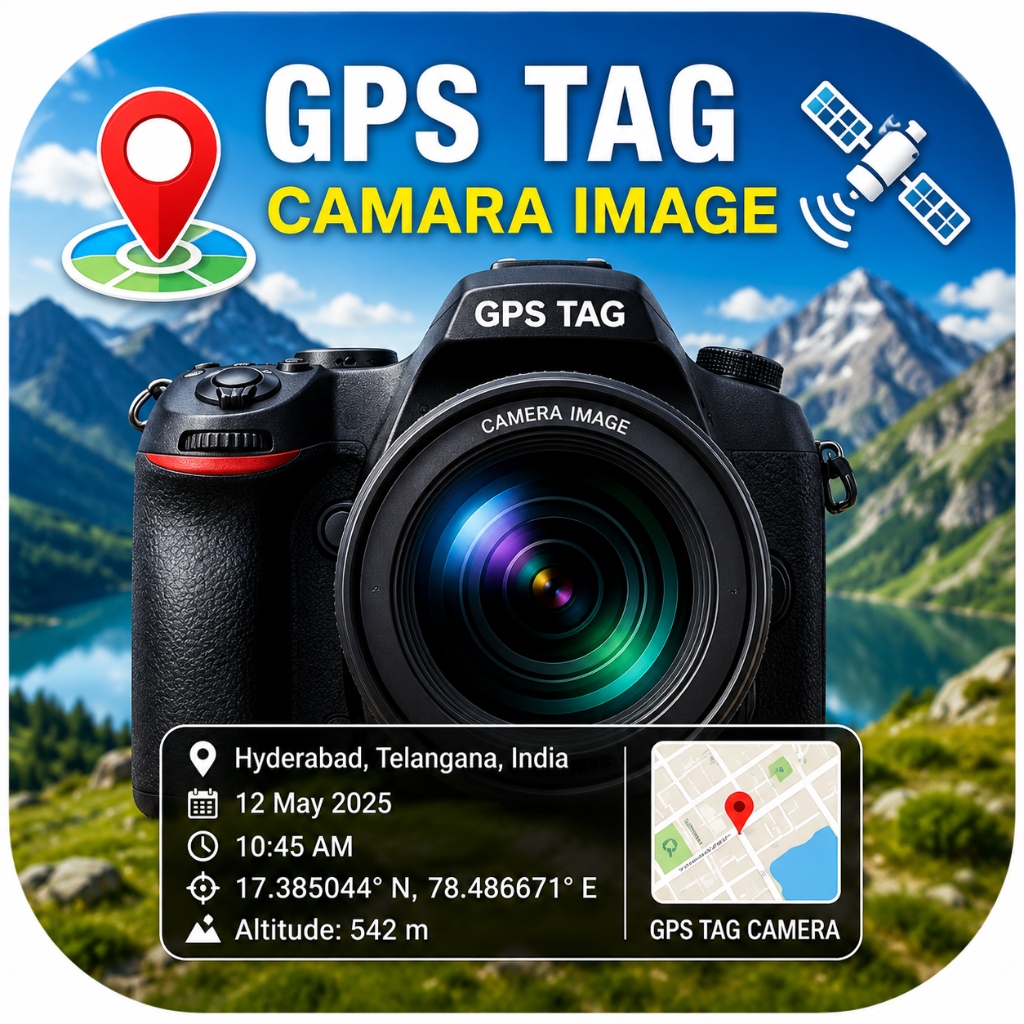 GPS Map Camera Stamp app Icon